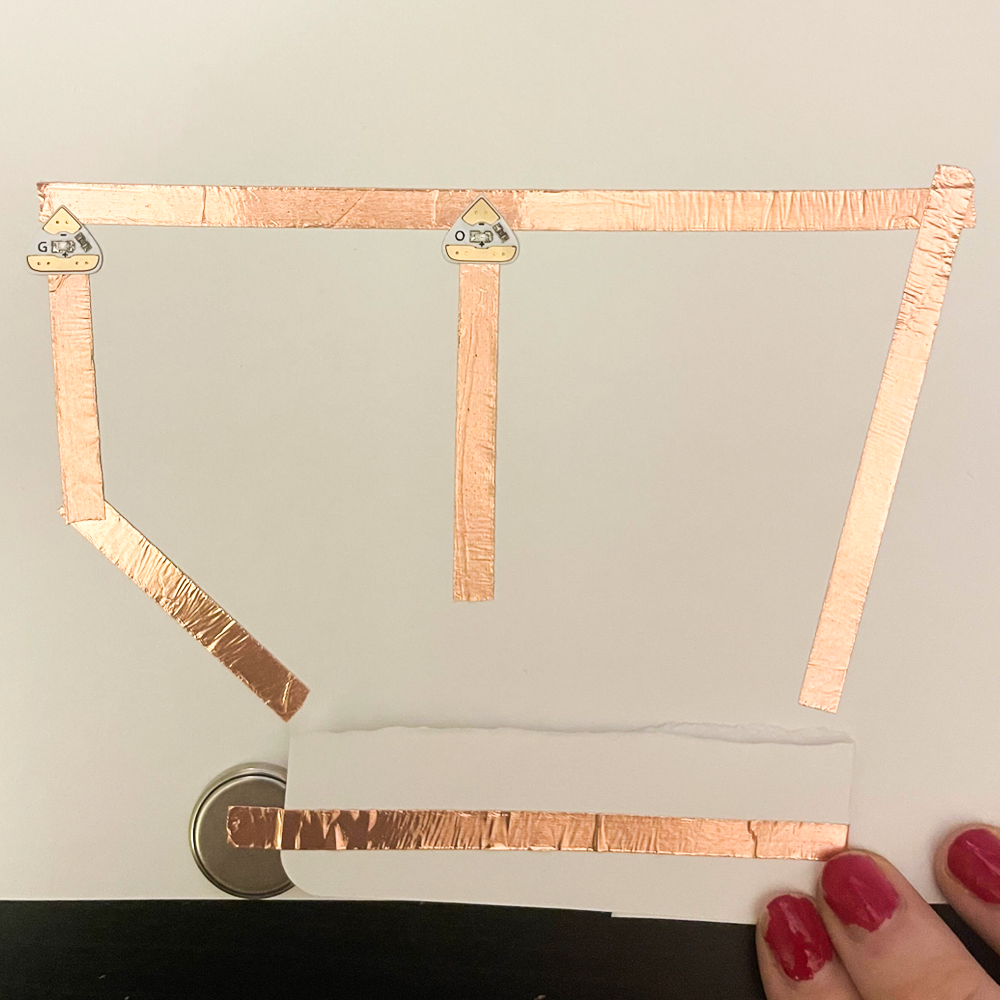 This is just the bare circuit with the added light. I thought that getting to know these types of circuits would be extremely helpful in making something cool for my final.